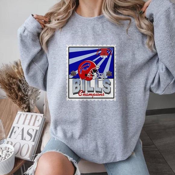 Lovebandtee Other - Buffalo Bills Sweatshirt, Champion AFC Pullover Unisex Sweatshirt